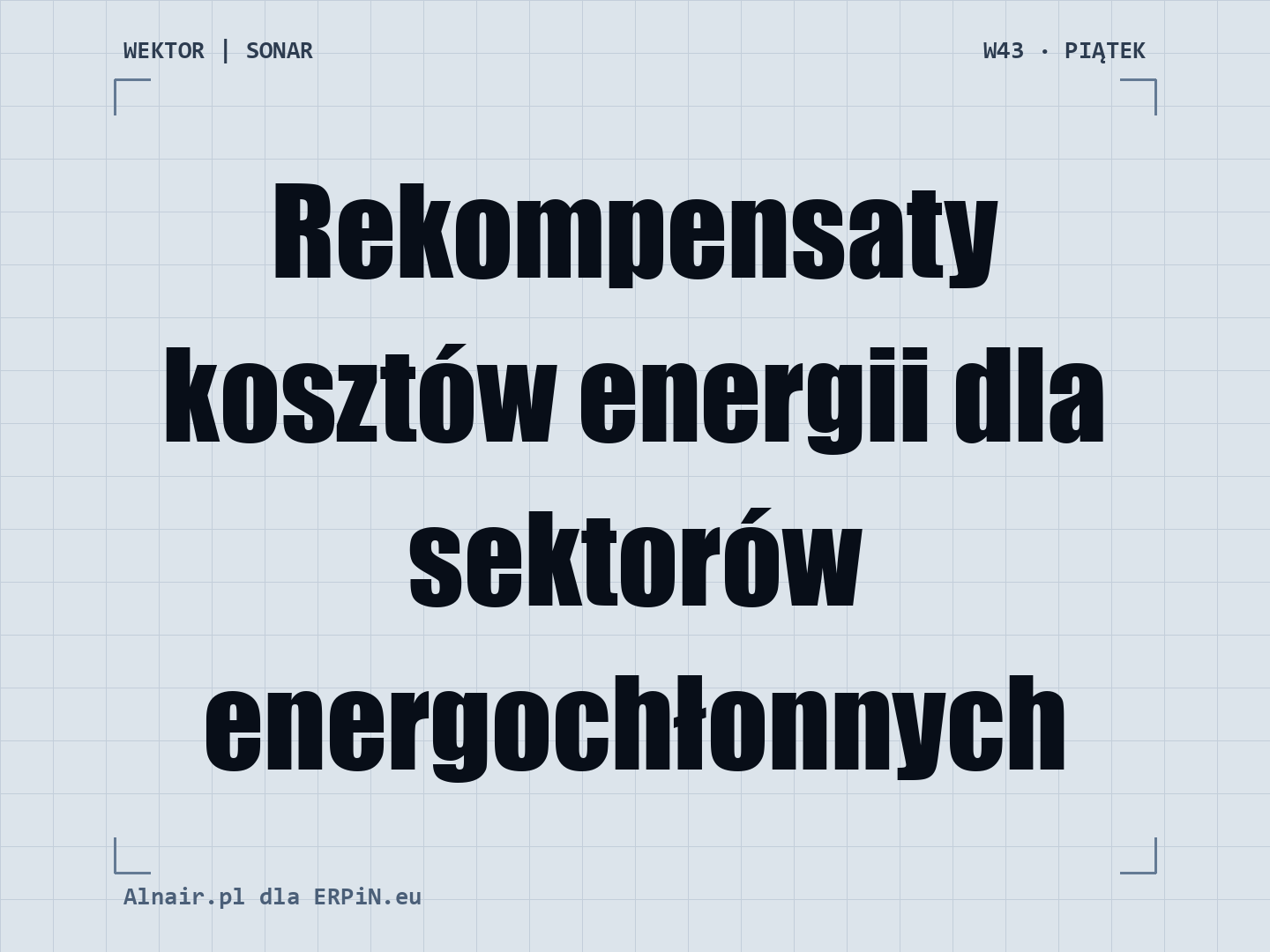 WEKTOR SONAR 3 W43: Rekompensaty energii